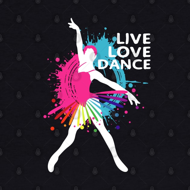 Cute Live-Love-Dance Ballet Dancers Teacher by PunnyPoyoShop